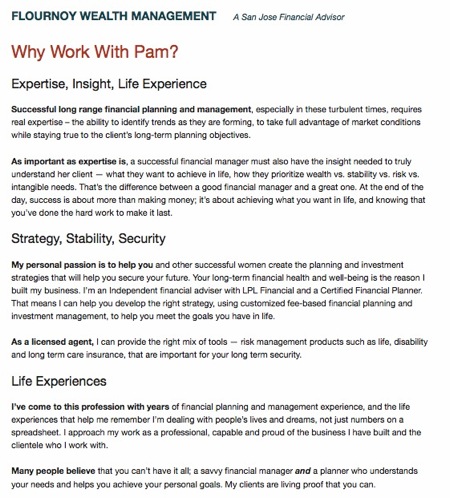 Screenshot Flournoy Wealth Management